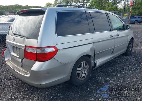2007 Honda Odyssey Ex-L из США, поврежденный, VIN 5FNRL38657B434841